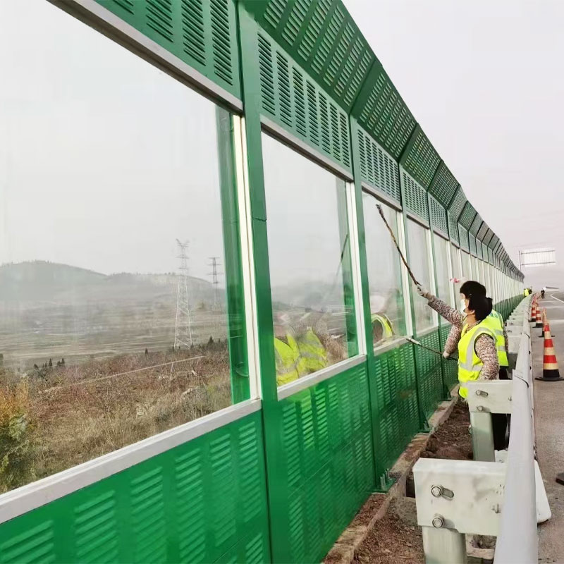 Acrylic road sound barrier