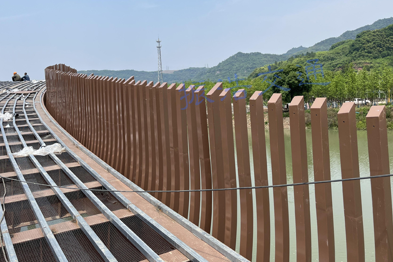 Aluminyo haluang metal na guardrail
