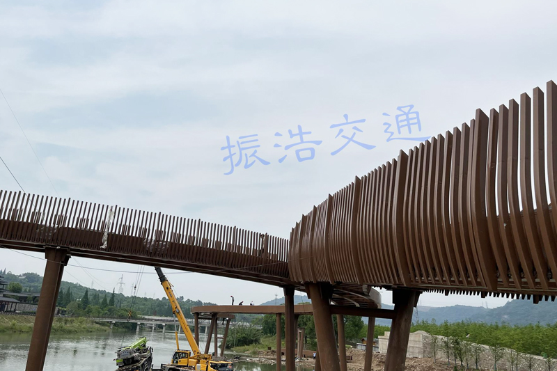 Aluminyo haluang metal na guardrail